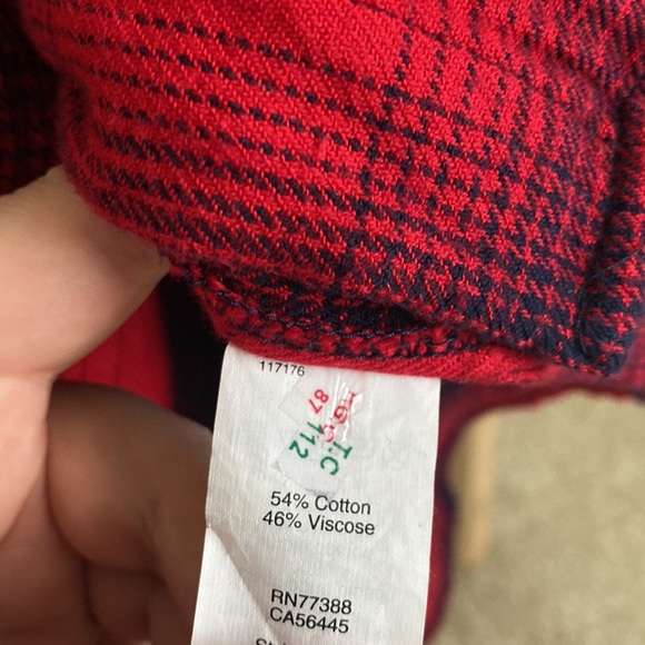 Madewell Classic Ex-Boyfriend Shirt Wilder Plaid Sz Small - Picture 5 of 6